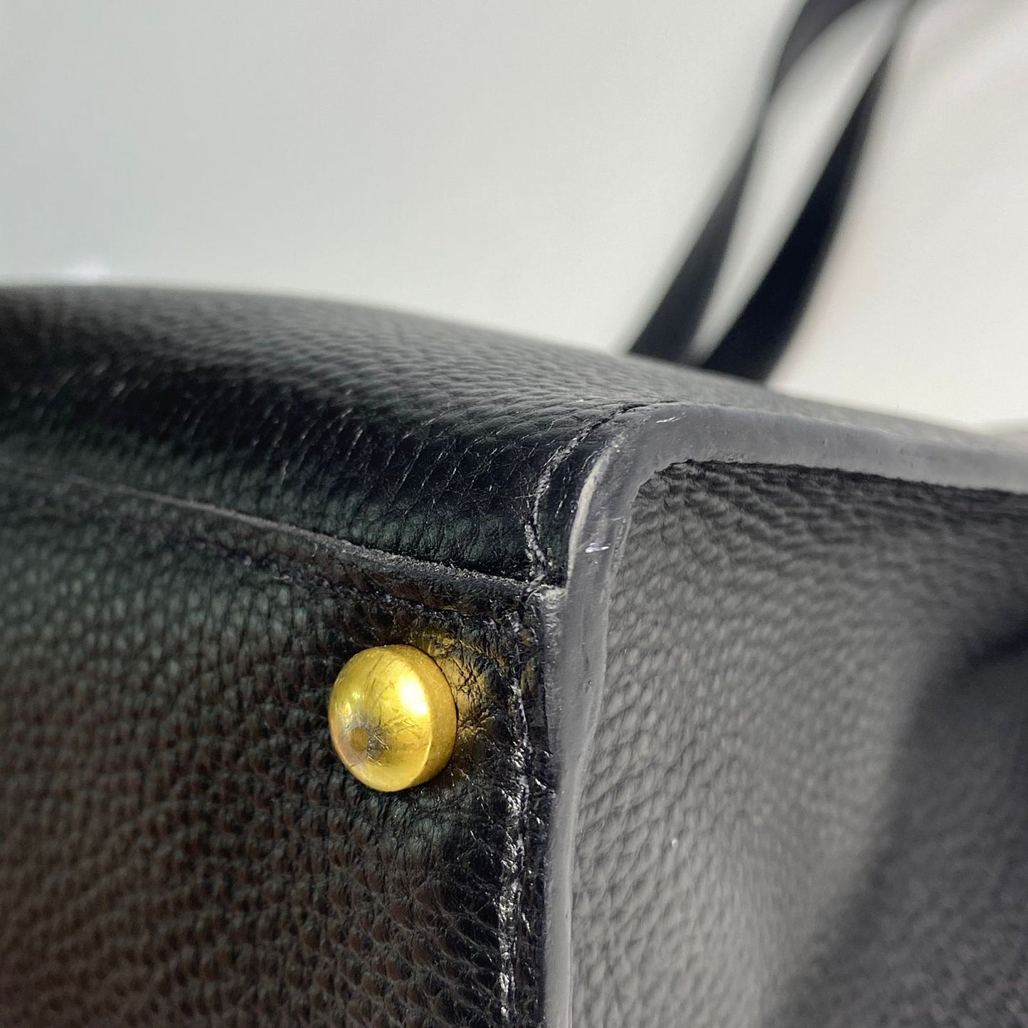 Chanel Vintage Leather Tote Black