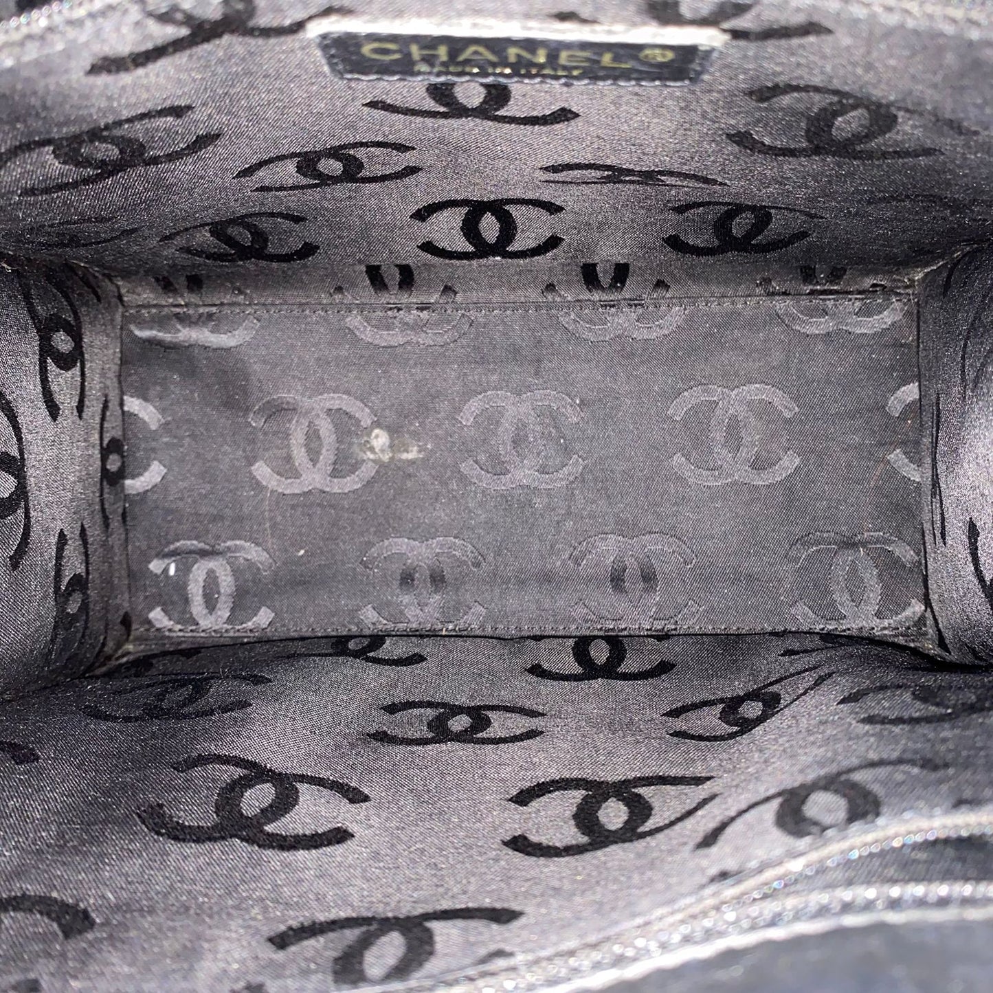 Chanel Vintage Leather Tote Black