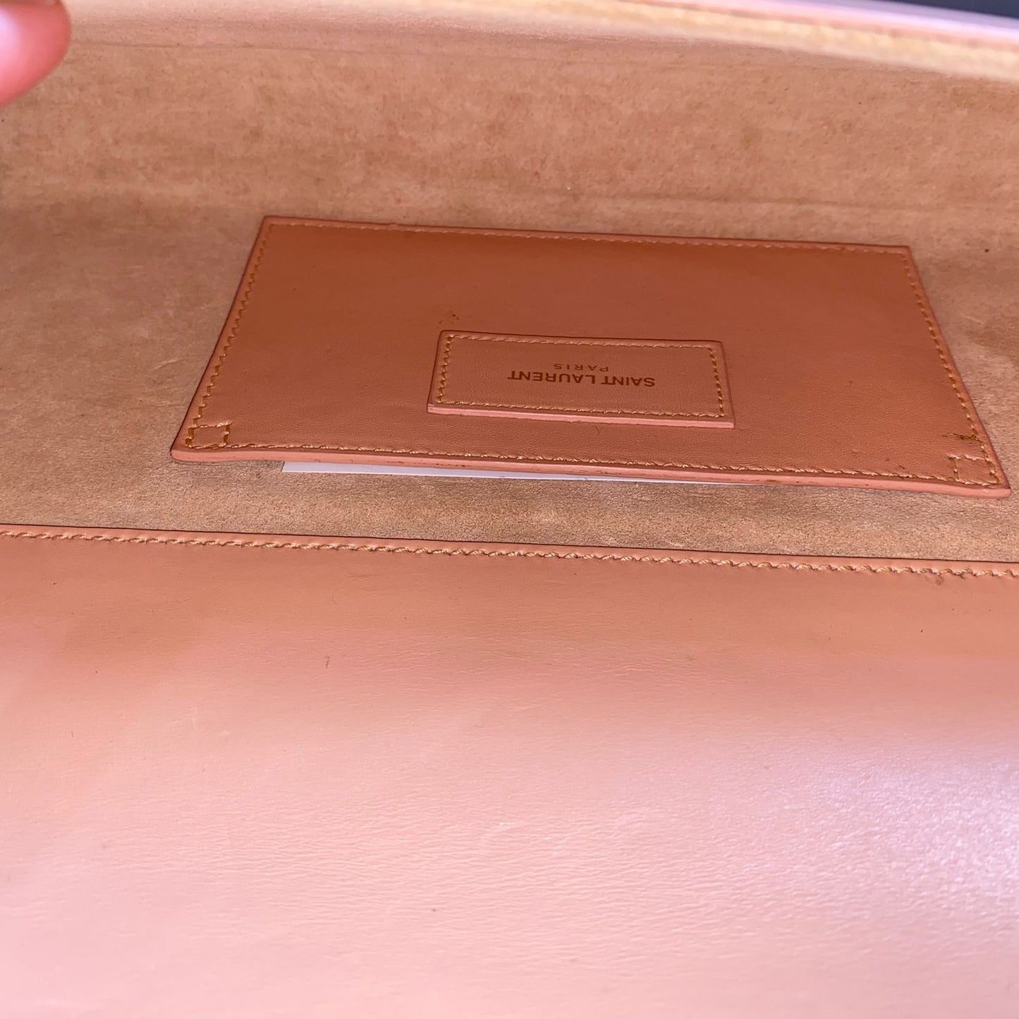 YSL Kate Clutch Peach