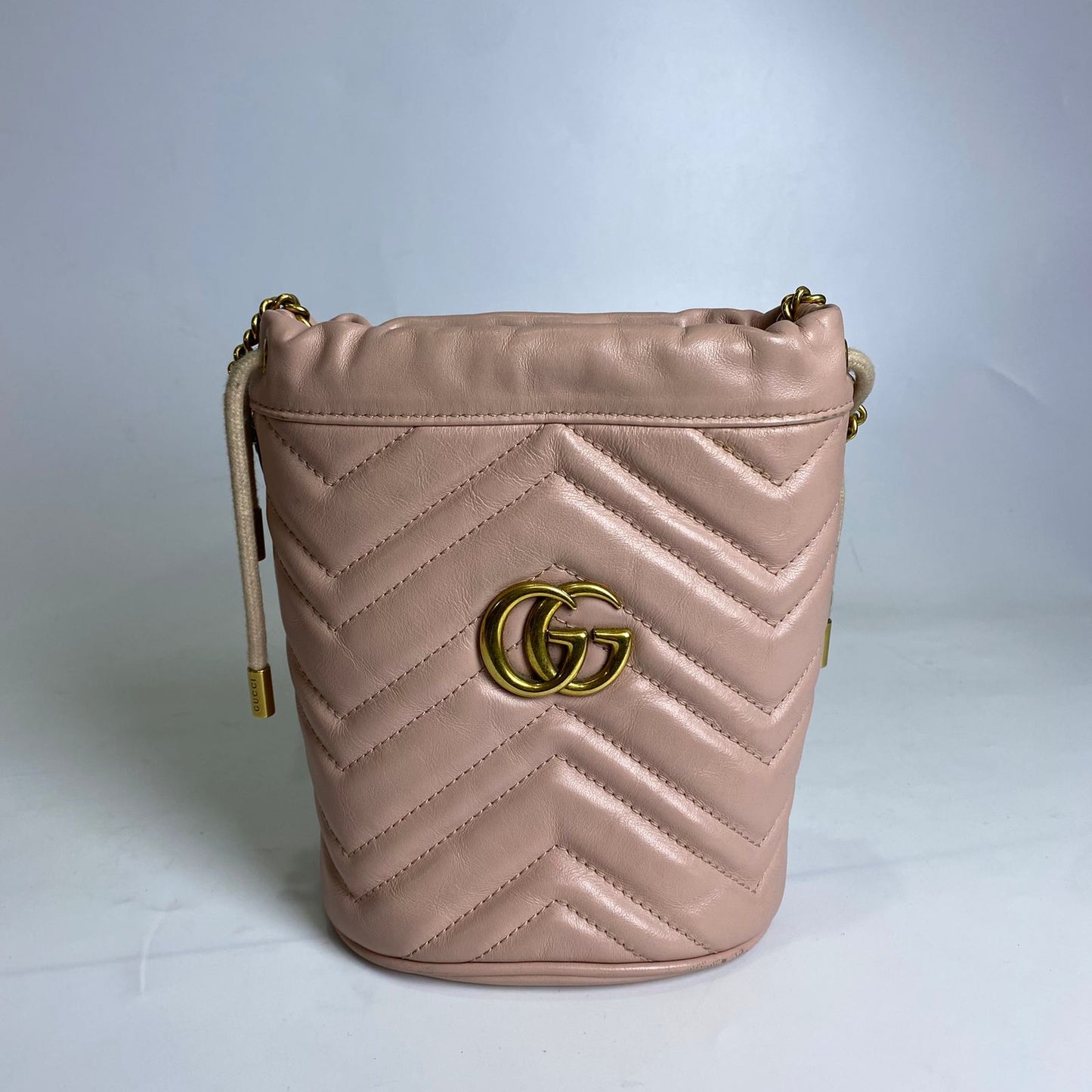 Gucci GG Marmont Mini Bucket Pink