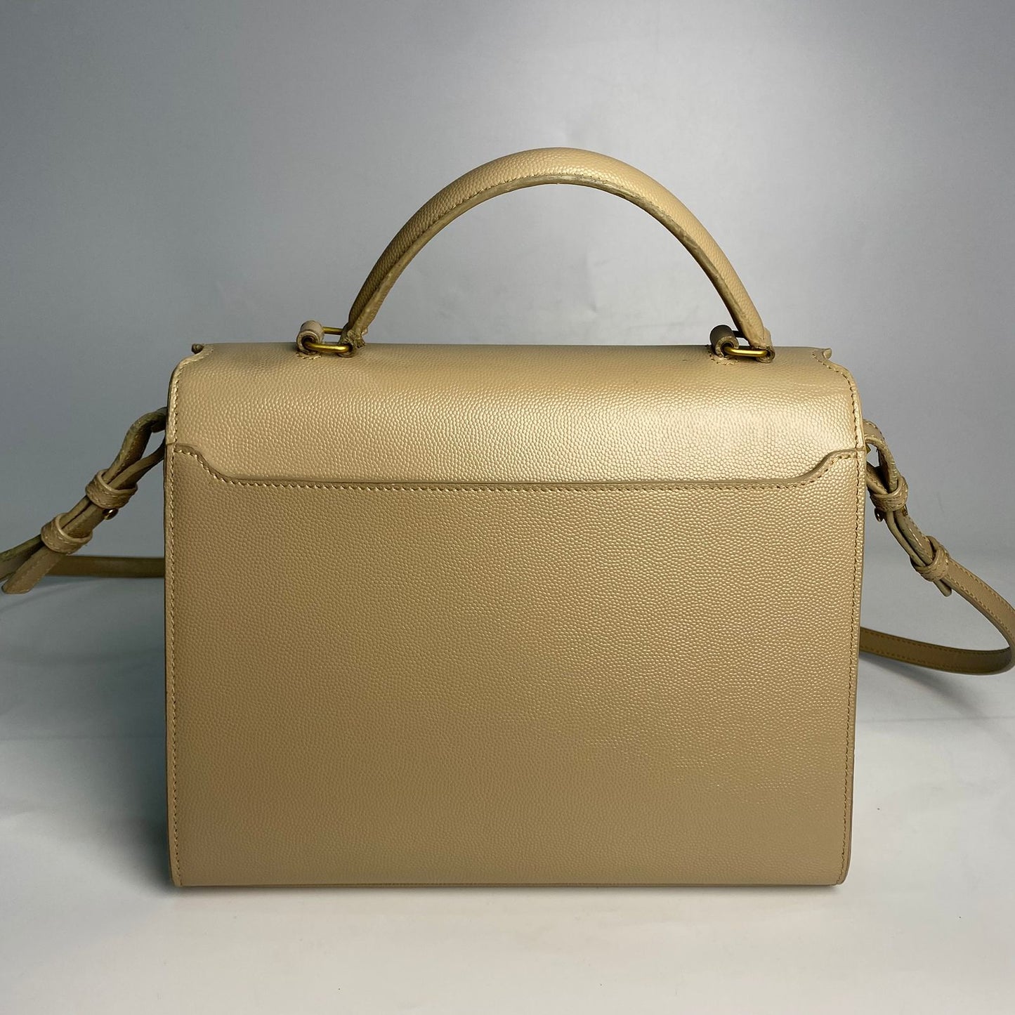 YSL Cassandra Medium Beige