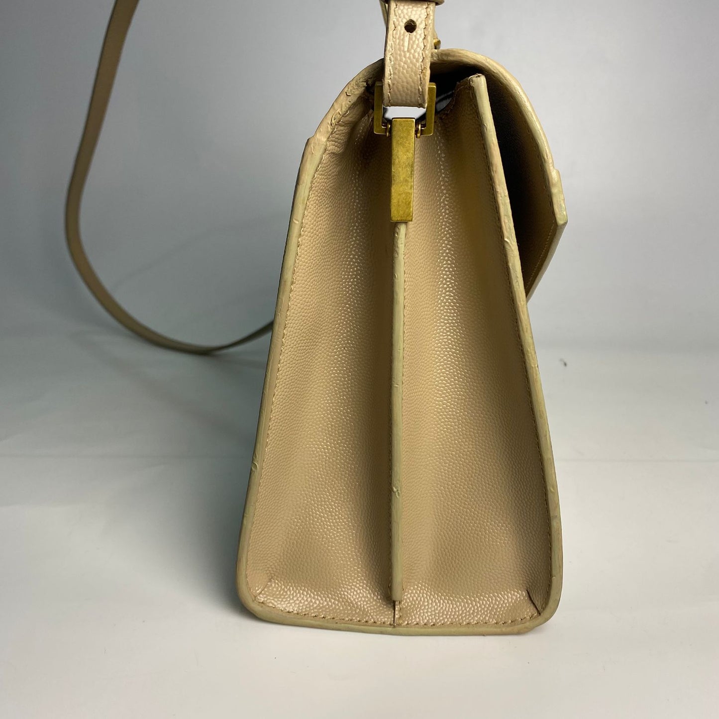 YSL Cassandra Medium Beige