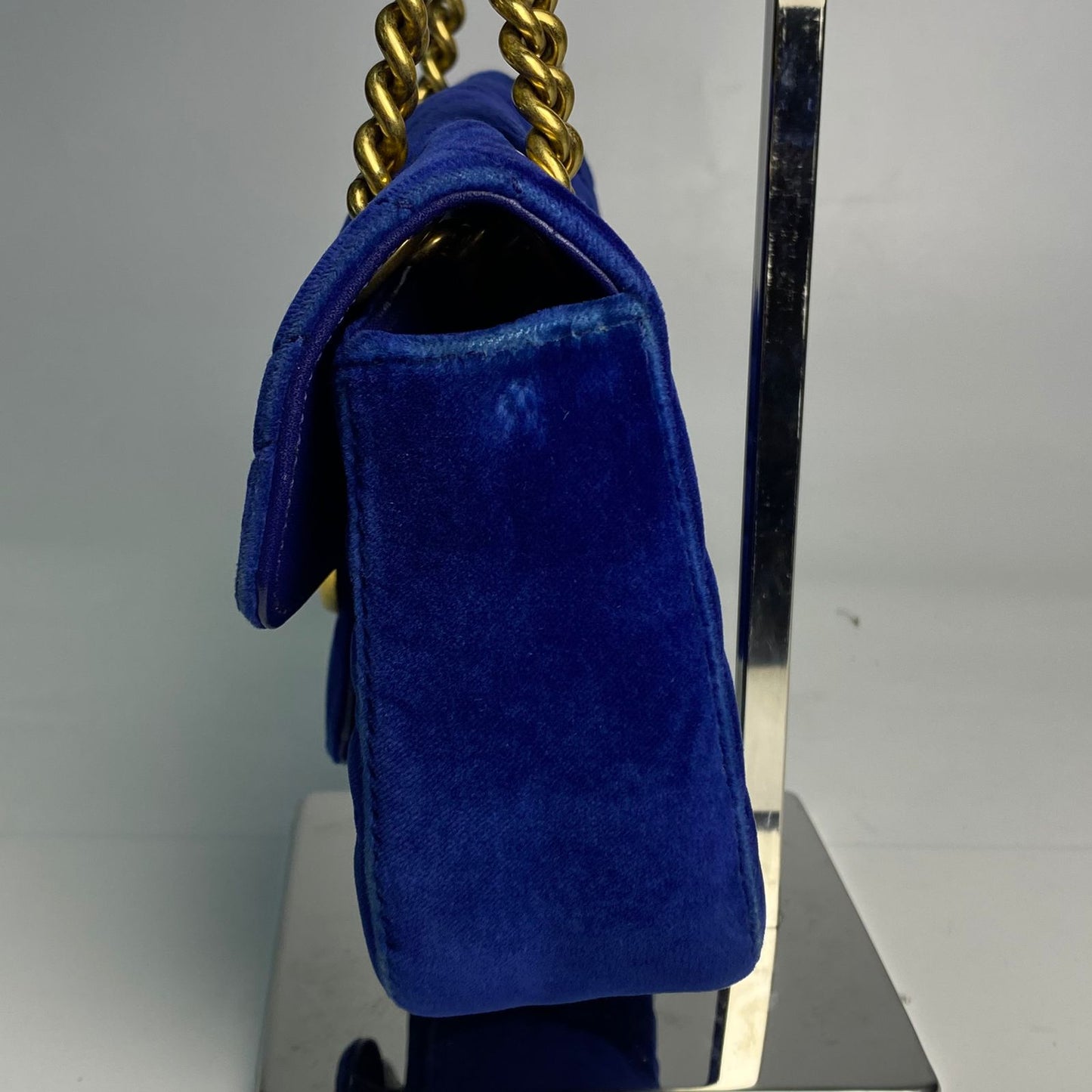Gucci GG Marmont Blue Velvet
