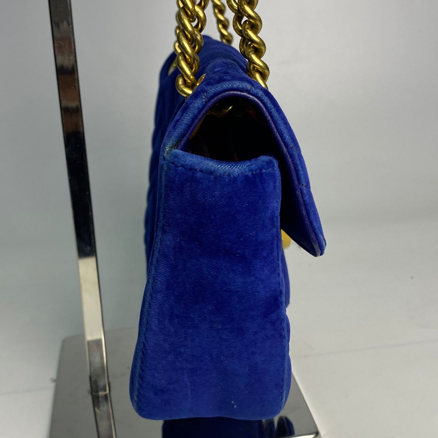 Gucci GG Marmont Blue Velvet
