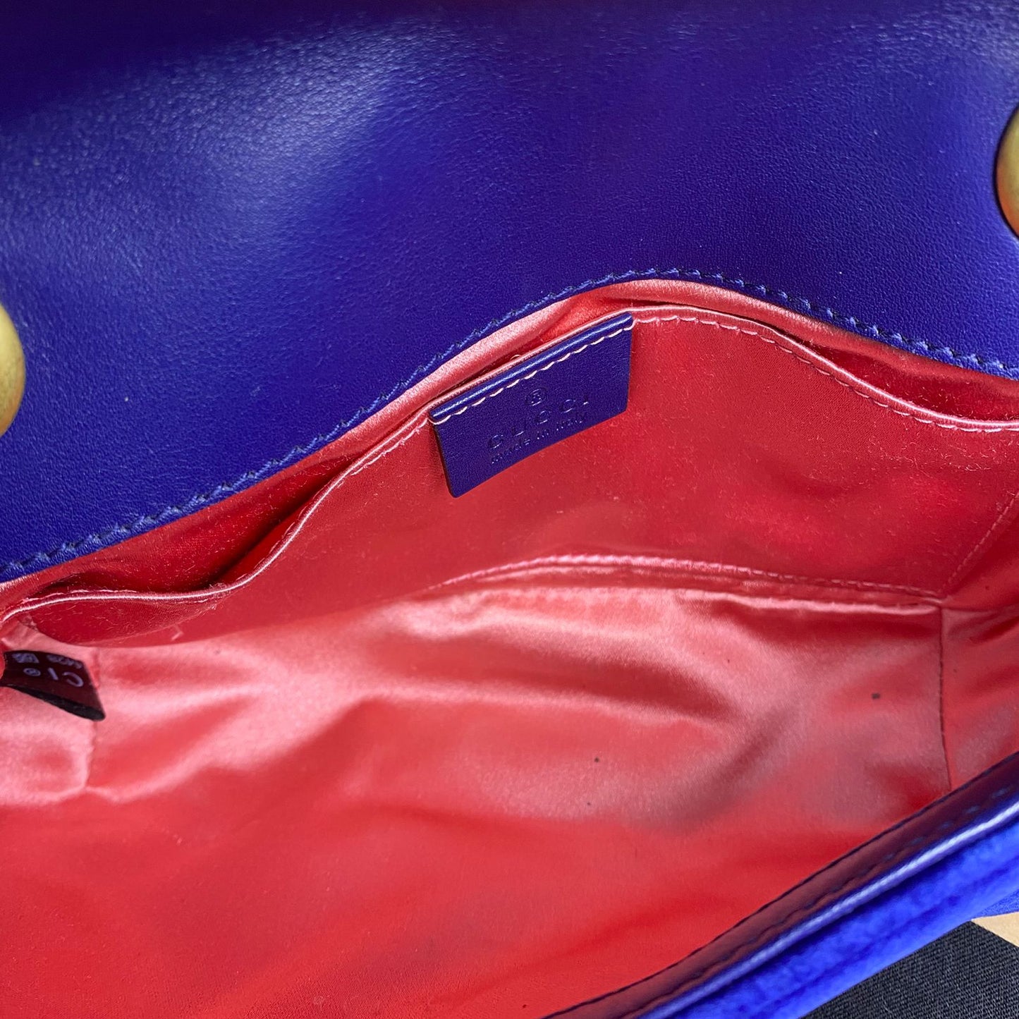 Gucci GG Marmont Blue Velvet