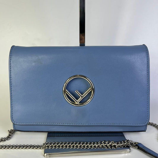 Fendi Wallet On Chain Blue