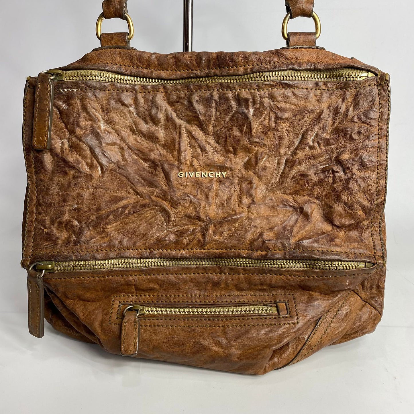Givenchy Pandora Distressed Brown