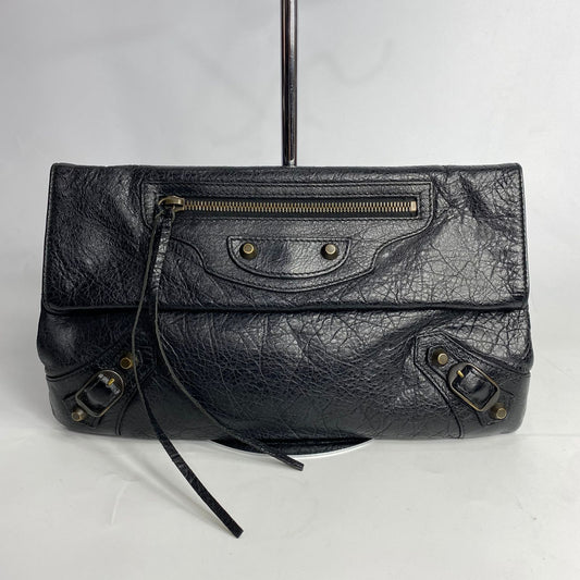 Balenciaga Envelope Clutch Black