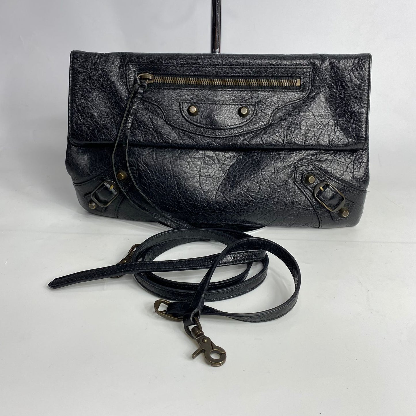 Balenciaga Envelope Clutch Black