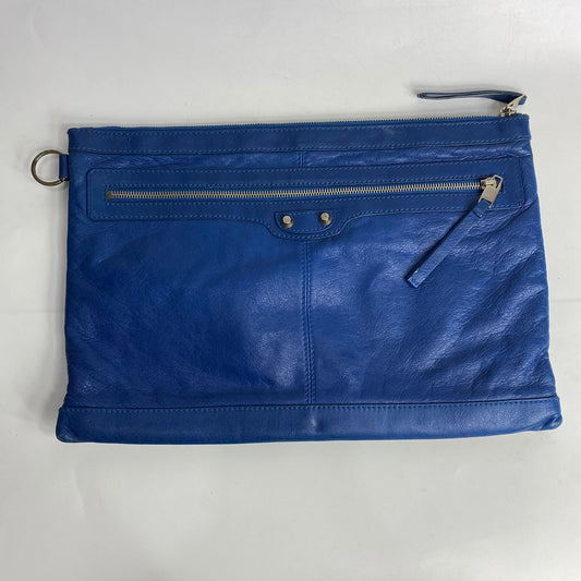 Balenciaga Classic L Clutch Blue