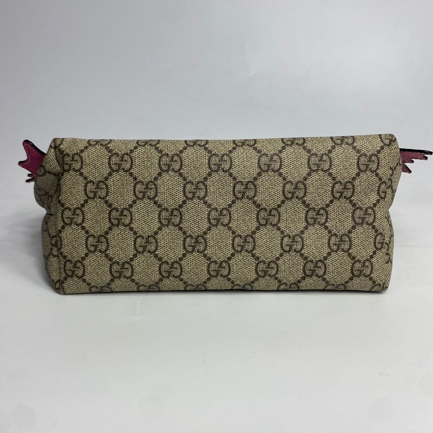 Gucci GG Kids Supreme Bat/Monster Tote Pink Trims