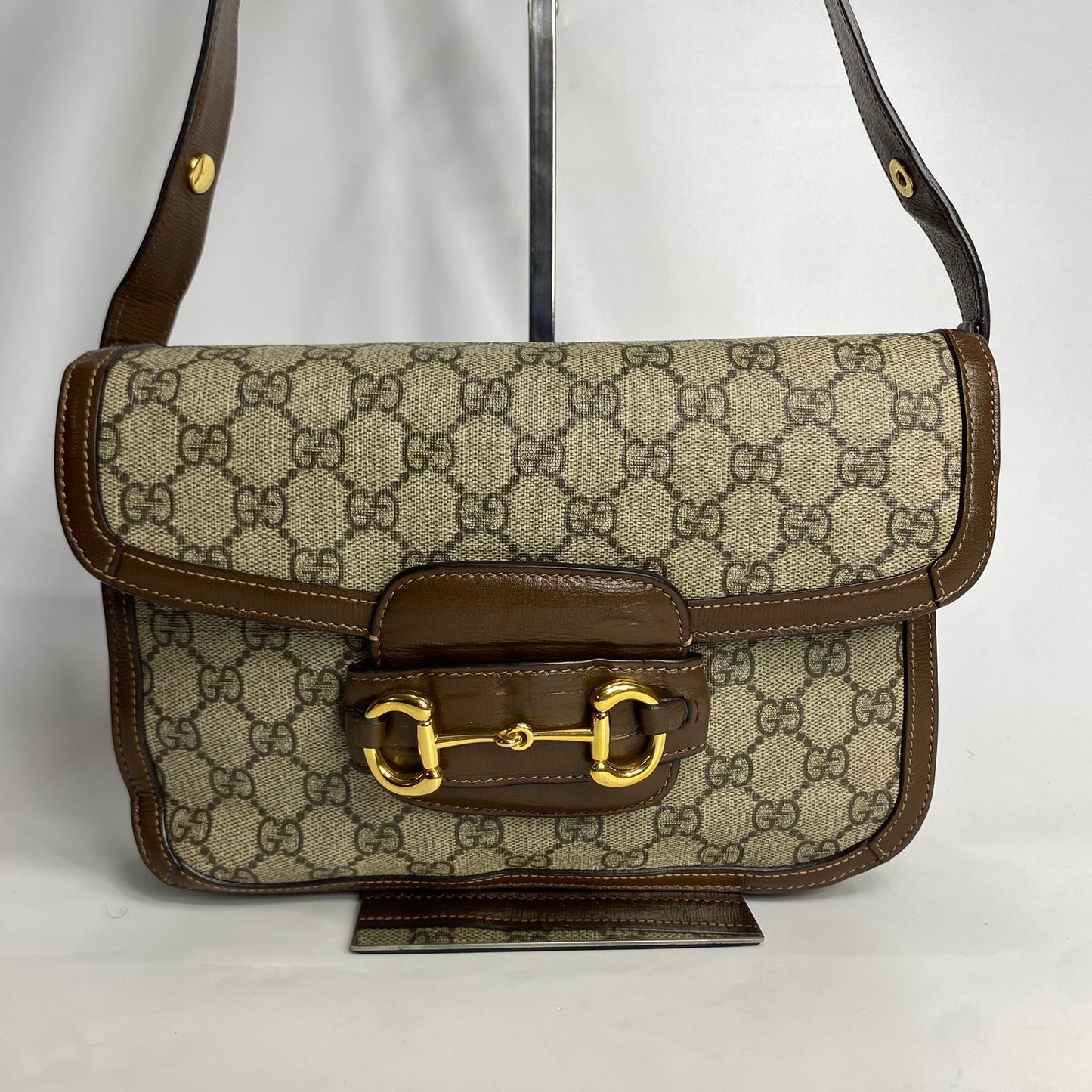 Gucci Horse Bit 1955 Large Brown