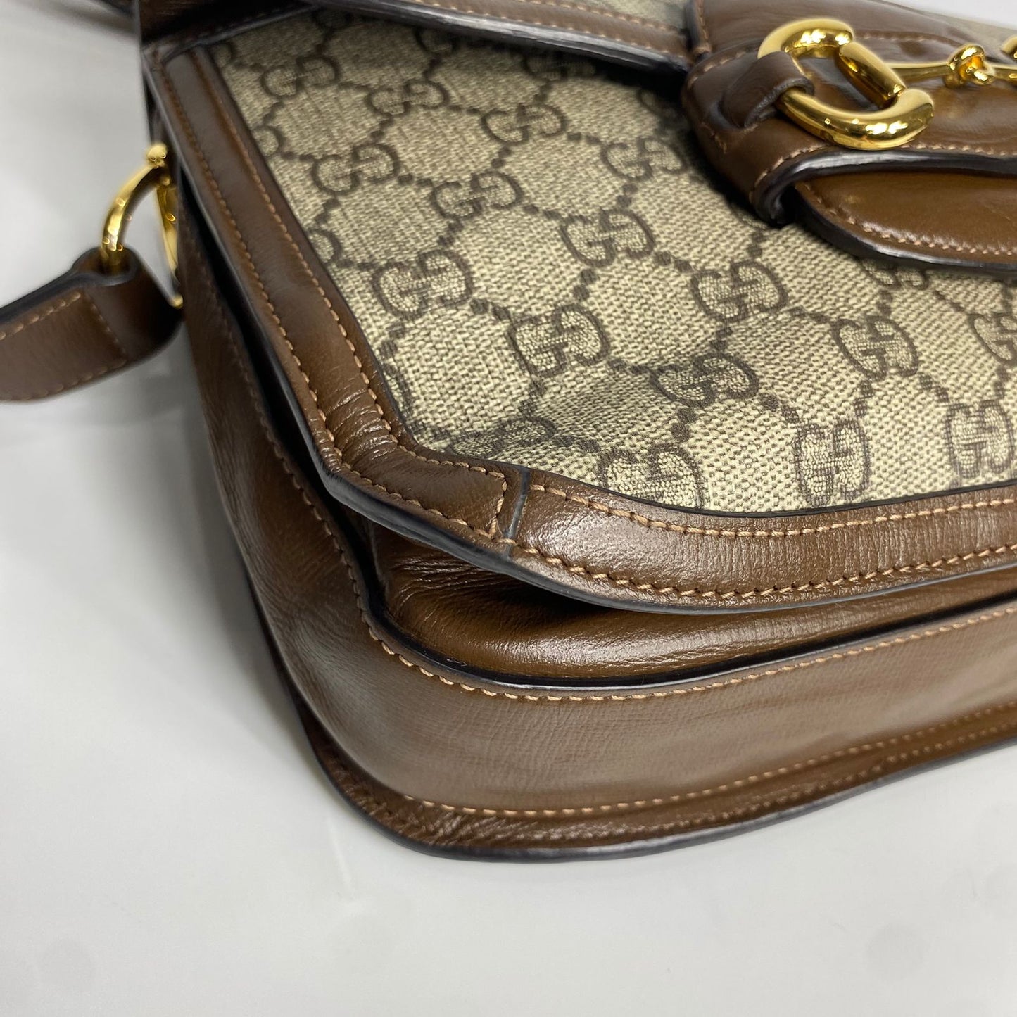 Gucci Horse Bit 1955 Large Brown