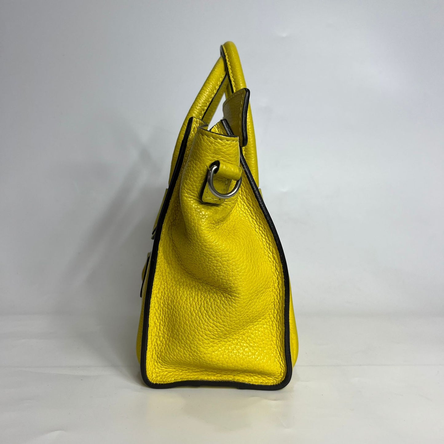 Celine Nano Luggage Yellow