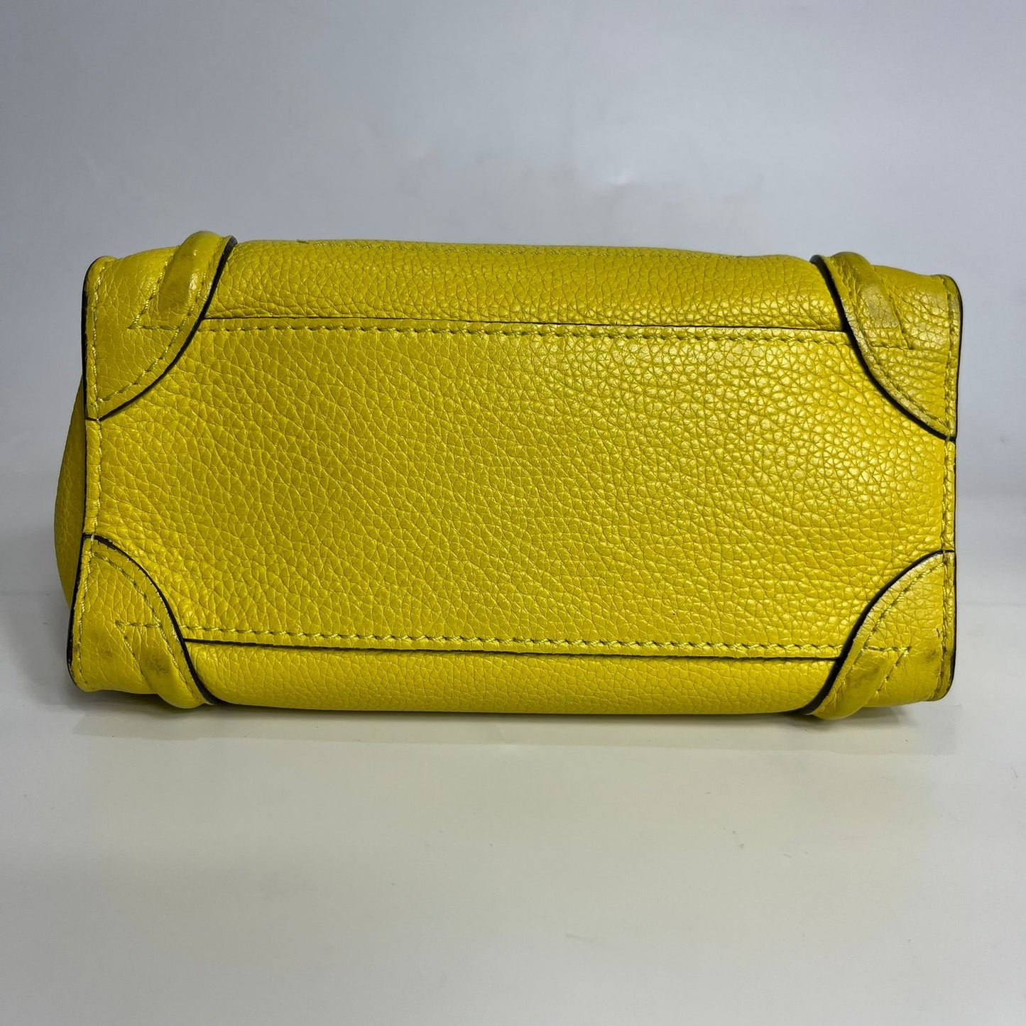 Celine Nano Luggage Yellow