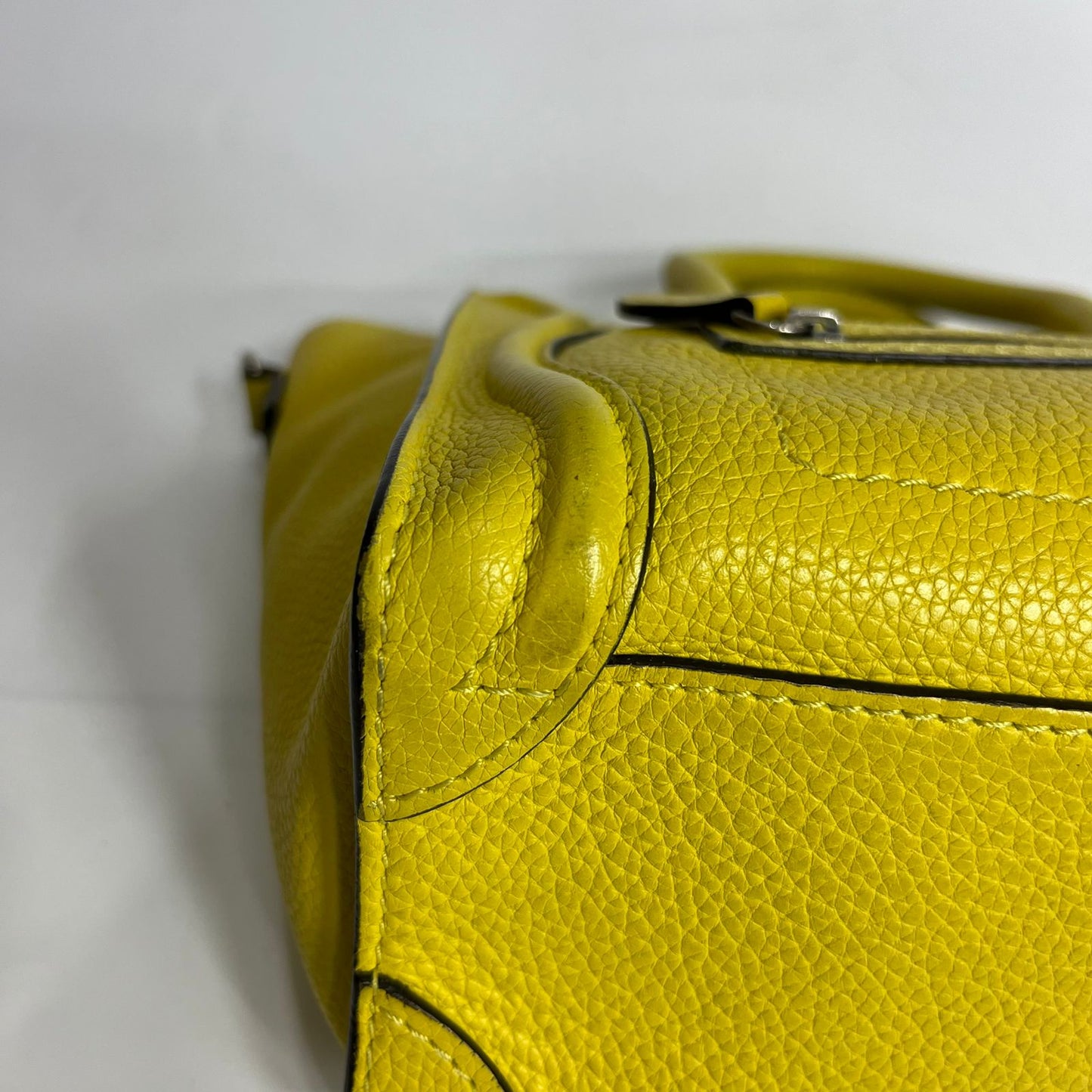 Celine Nano Luggage Yellow