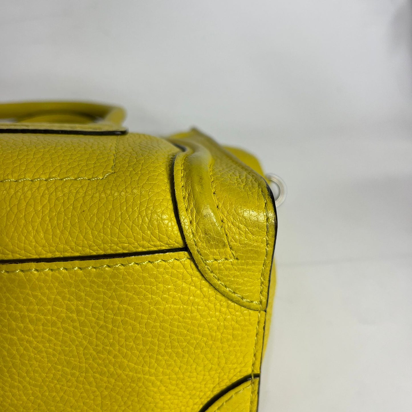 Celine Nano Luggage Yellow