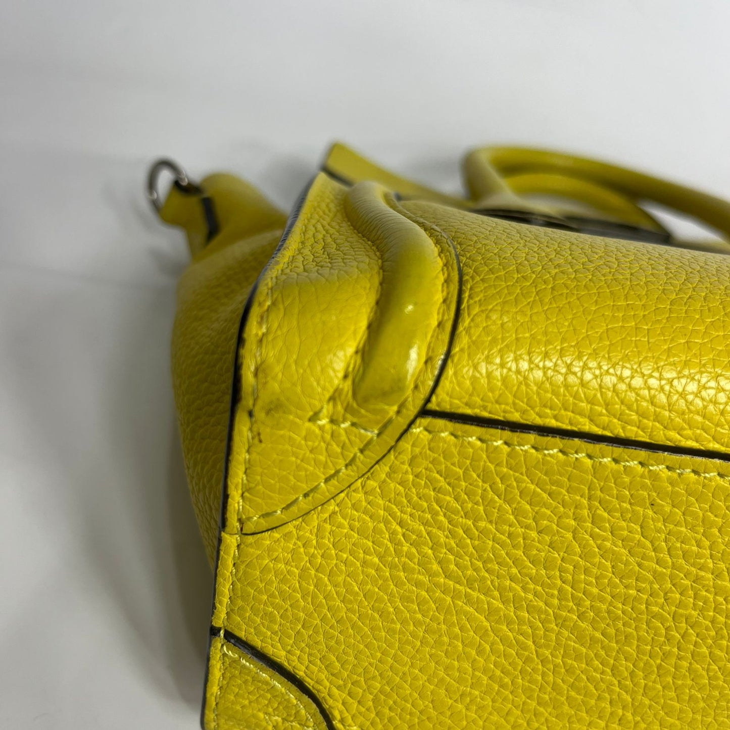 Celine Nano Luggage Yellow