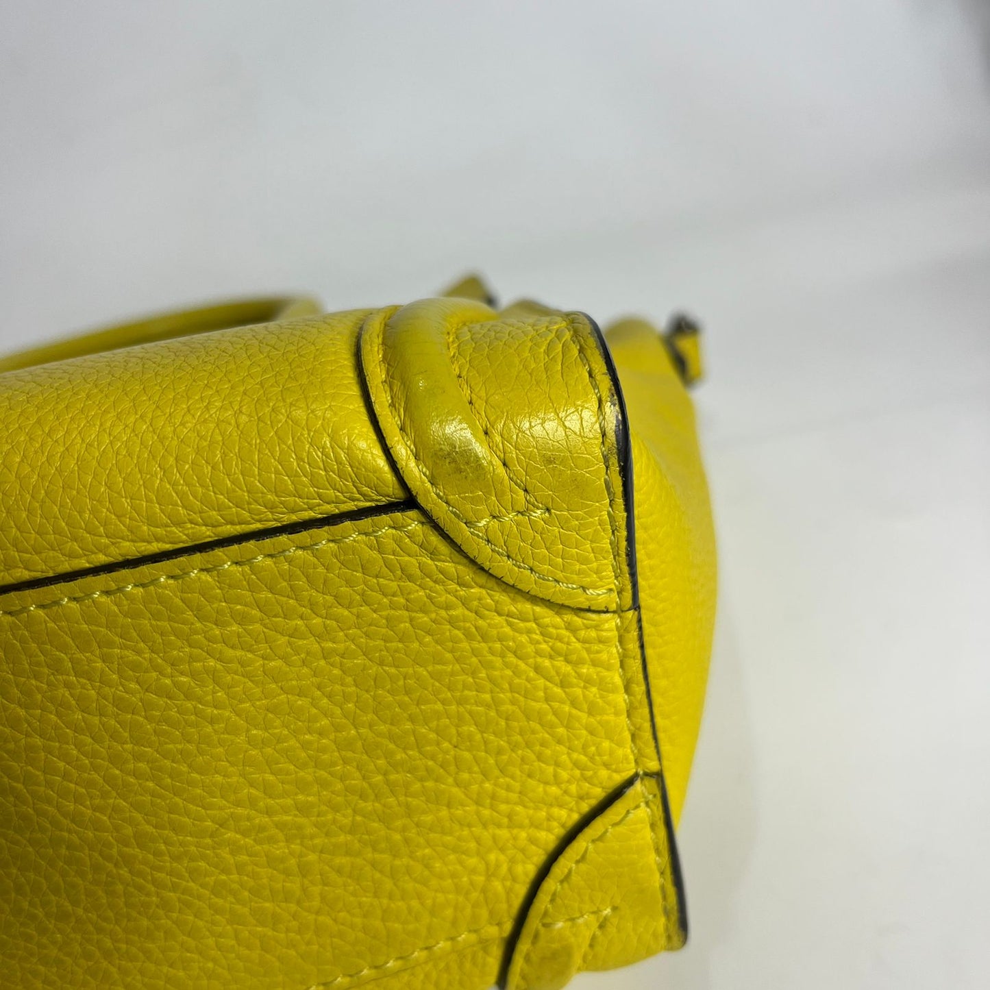 Celine Nano Luggage Yellow