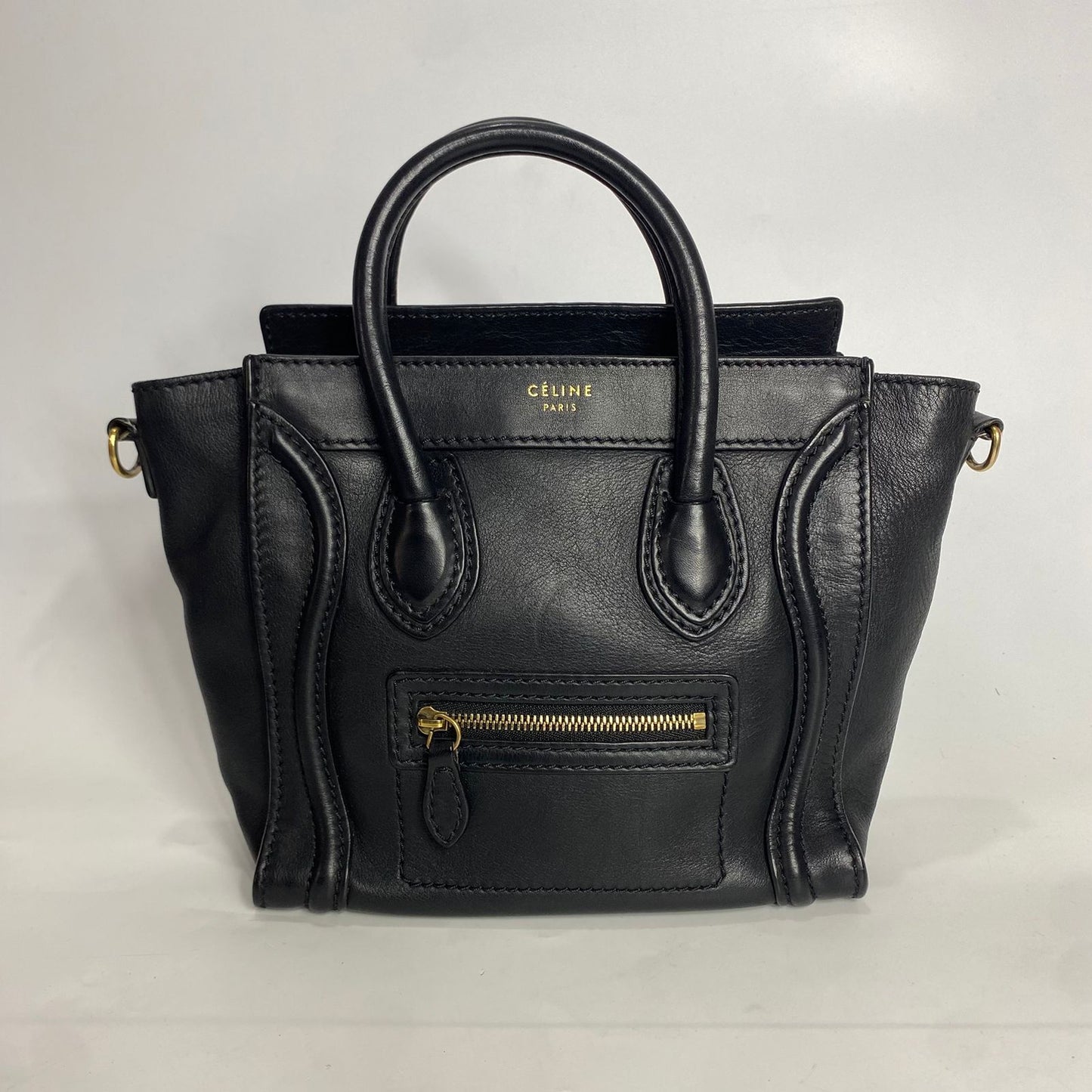 Celine Nano Luggage Black