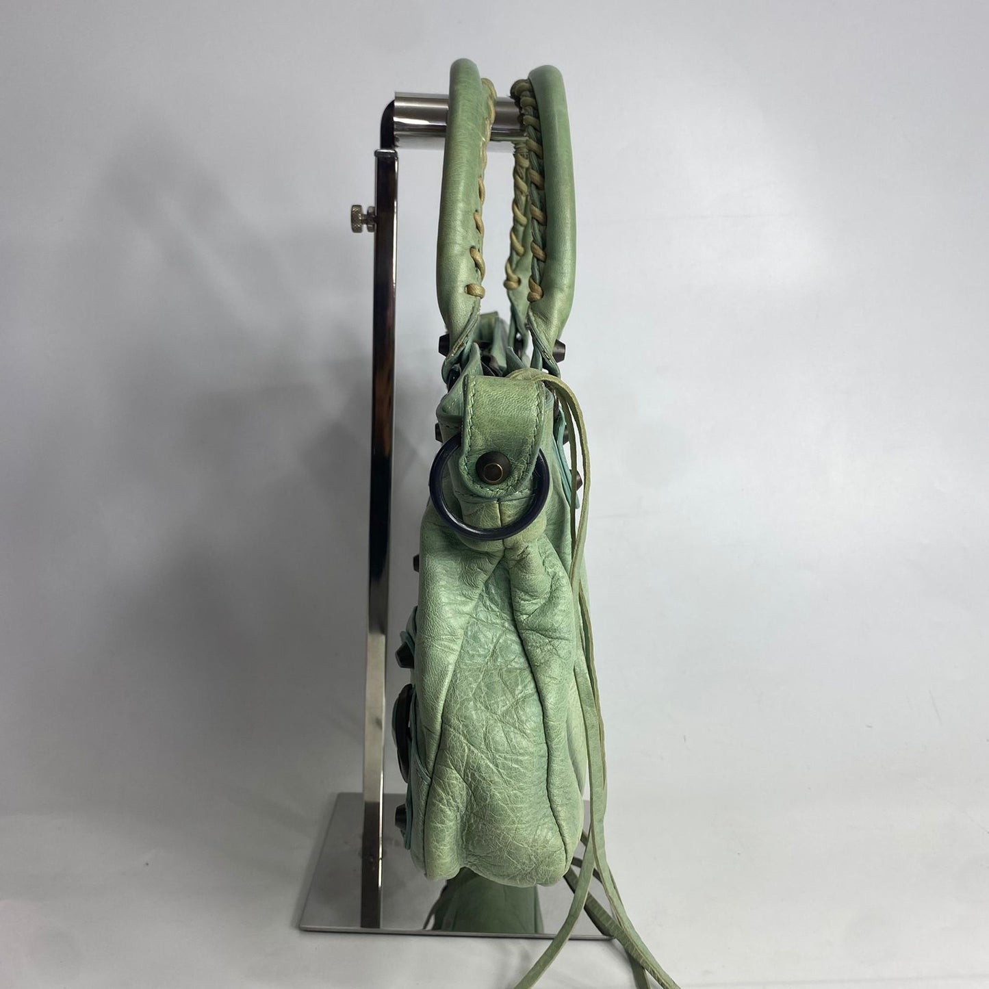 Balenciaga Motocross Classic City Mint Green