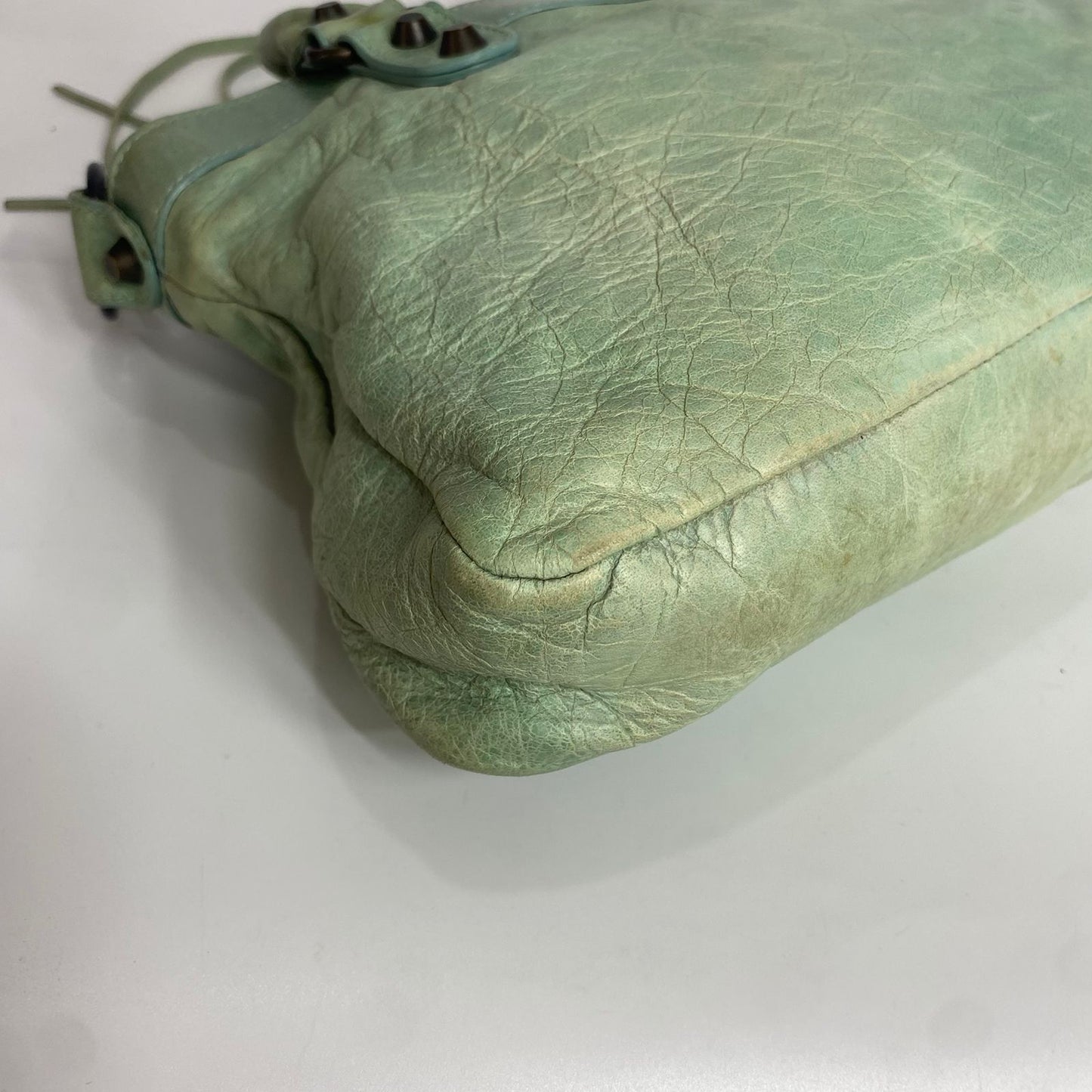 Balenciaga Motocross Classic City Mint Green