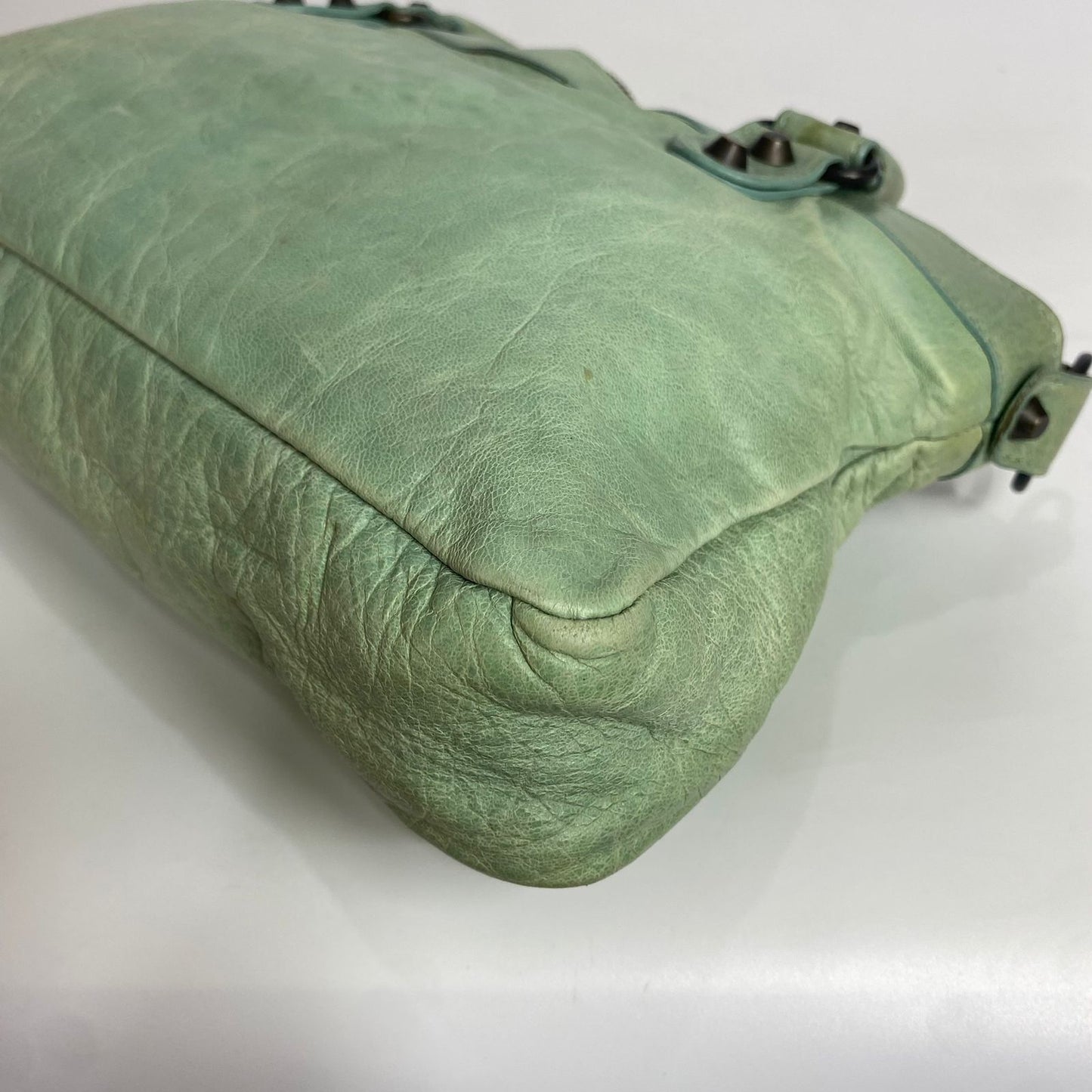 Balenciaga Motocross Classic City Mint Green