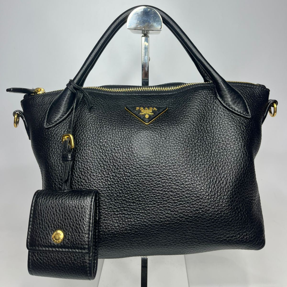 Prada Vitello Daino Bag 2 Way Bag Small Bag GHW