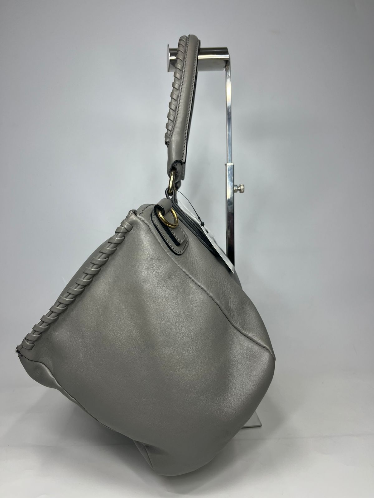Givenchy Pandora Small Lambskin Braided Gray