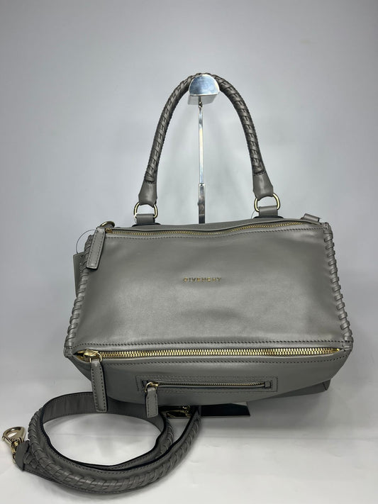 Givenchy Pandora Small Lambskin Braided Gray