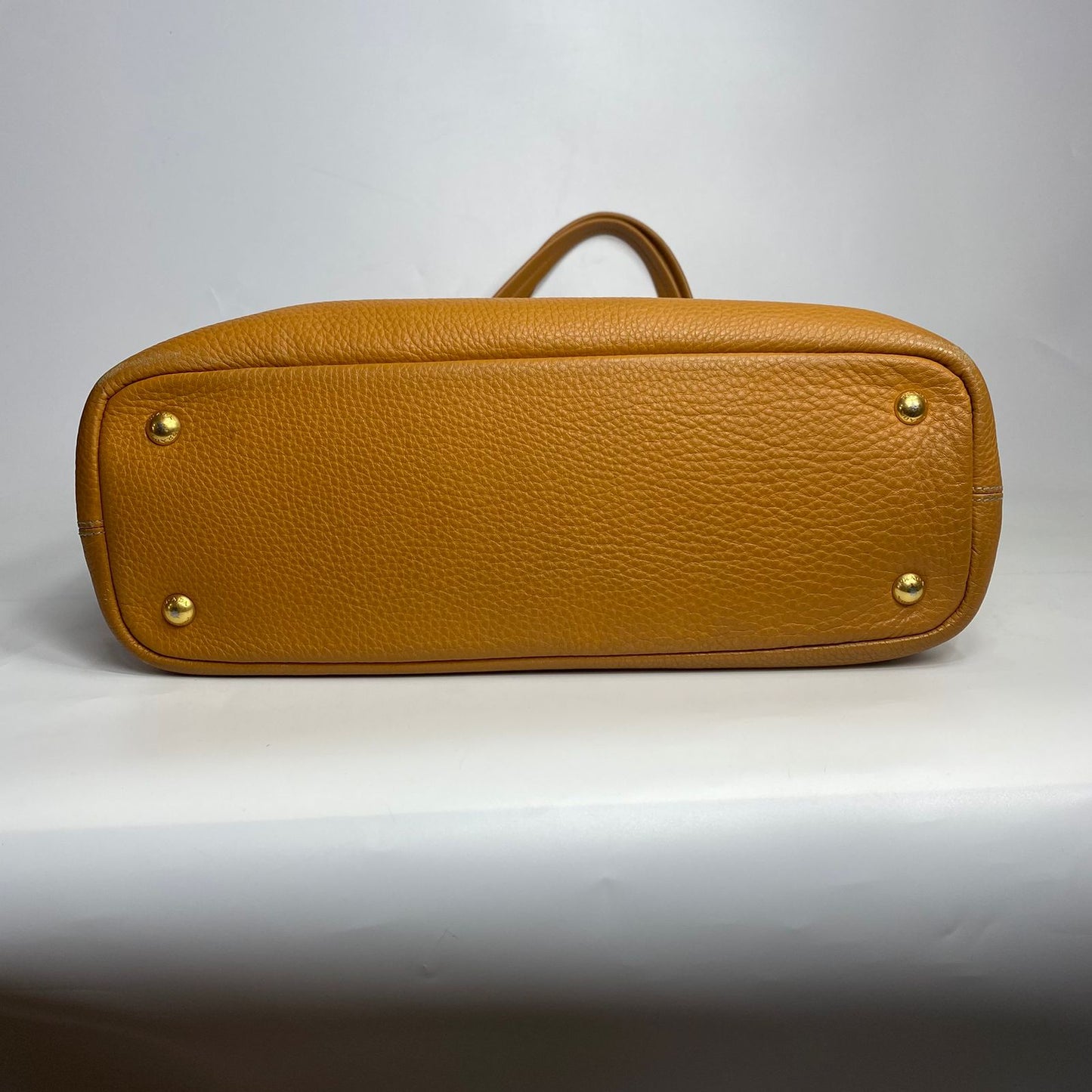 Prada Vitello Daino Caramel Tote Bag GHW