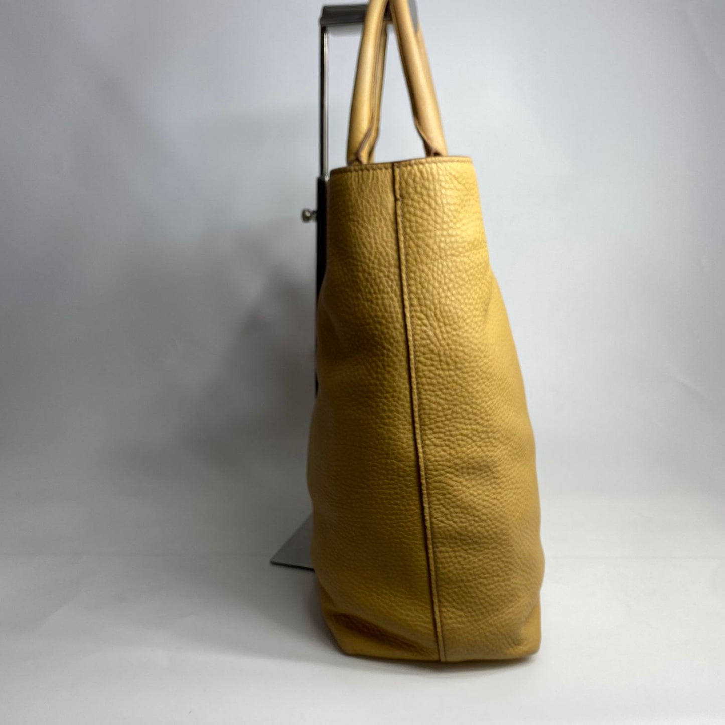 Prada Vitello Daino Beige 2 Way Bag GHW