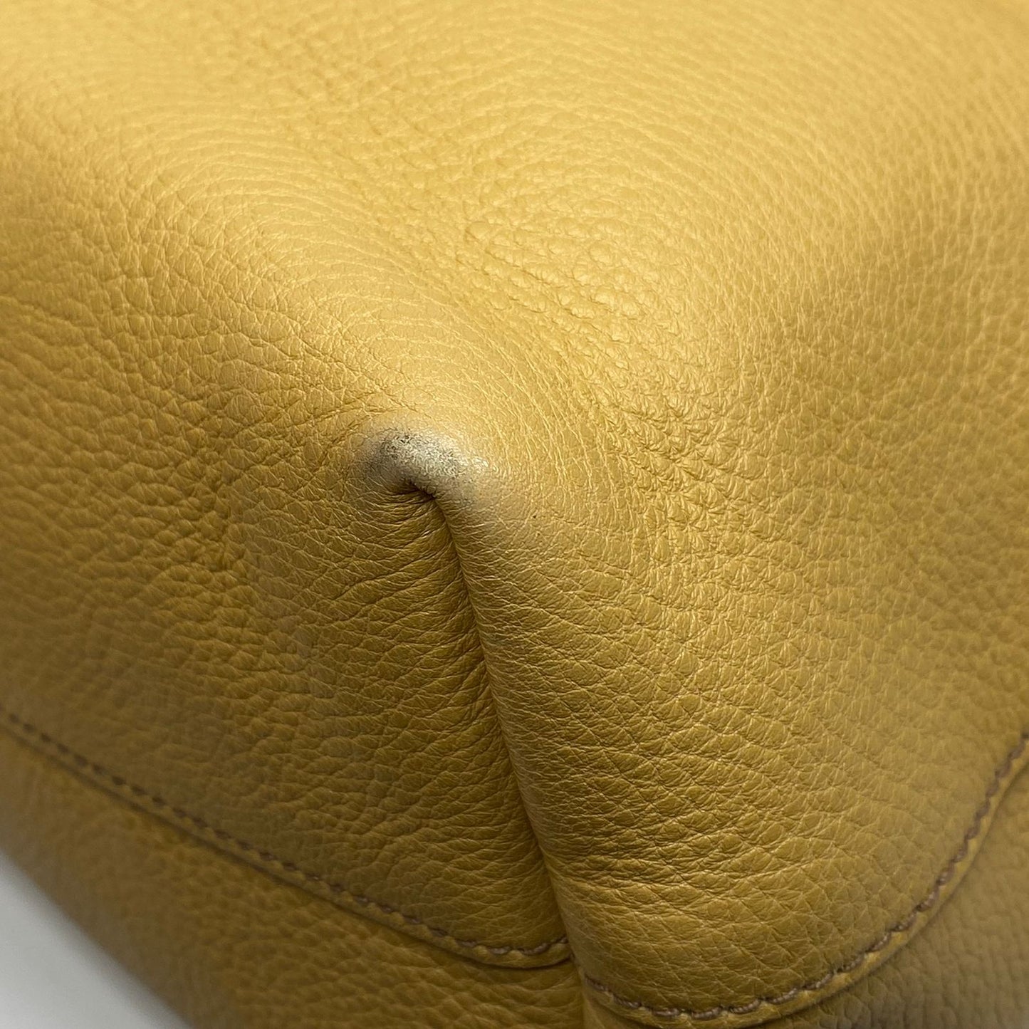 Prada Vitello Daino Beige 2 Way Bag GHW