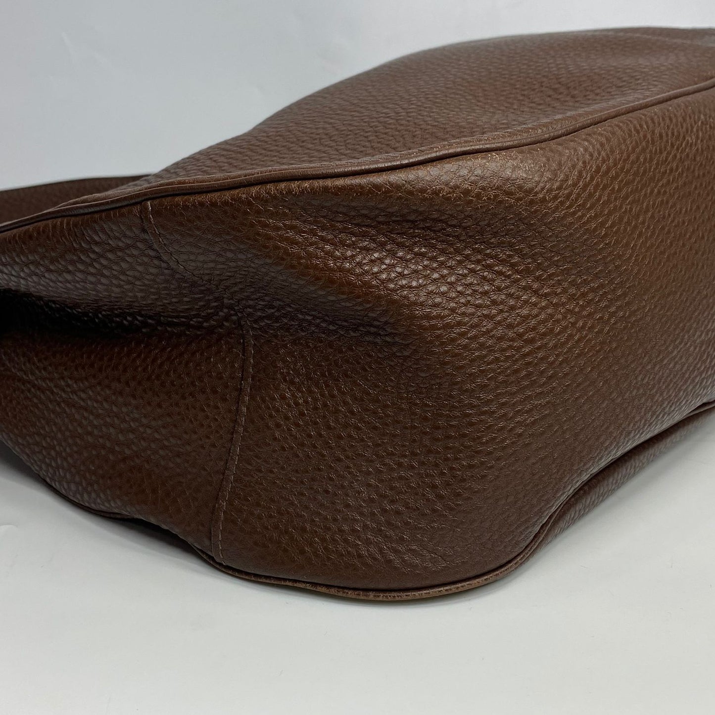 Prada Vitello Daino Burgundy Hobo Bag