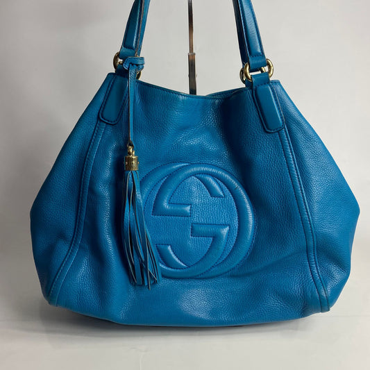 Gucci Soho Tote Blue