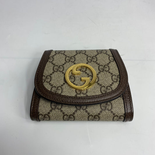 Gucci Blondie WOC GG Supreme Canvas Brown Trims