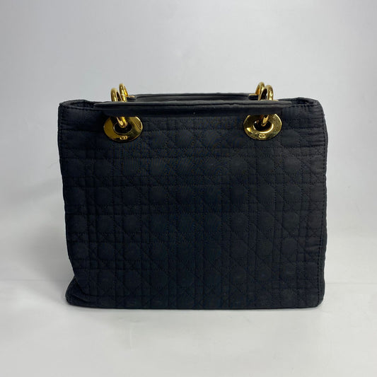 Dior Nylon Cannage Lady Dior Black GHW