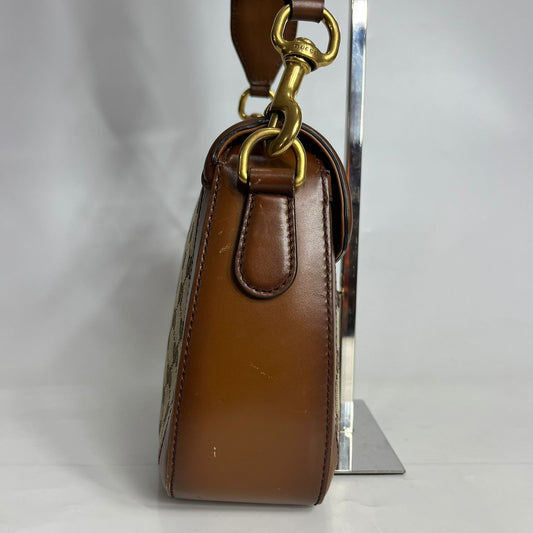 Gucci Lady Web Shoulder Bag Brown