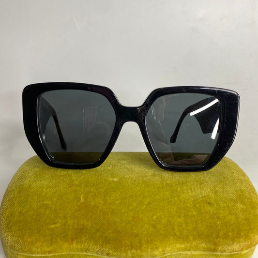 Gucci Oversized GG Symbol Square Black Sunglasses