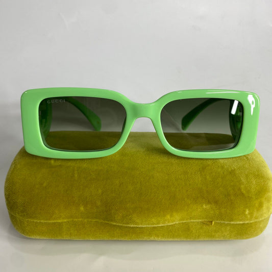 Gucci Green Frame Sunglasses