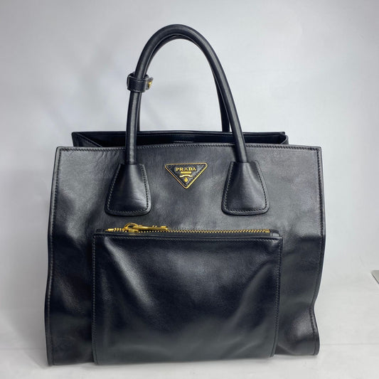 Prada Black Tote Calf Skin