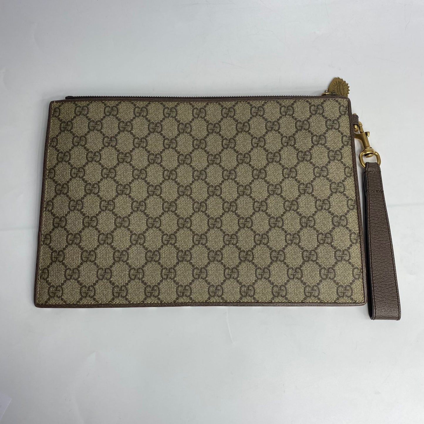 Gucci Courrier GG Supreme Clutch Various Patches