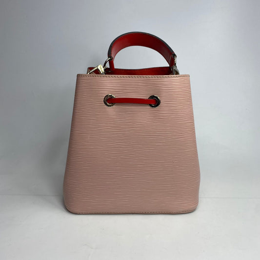 Louis Vuitton Neonoe Bucket Epi Rose Ballerine