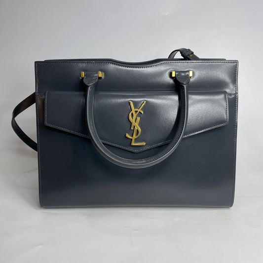 YSL Uptown Tote Gray