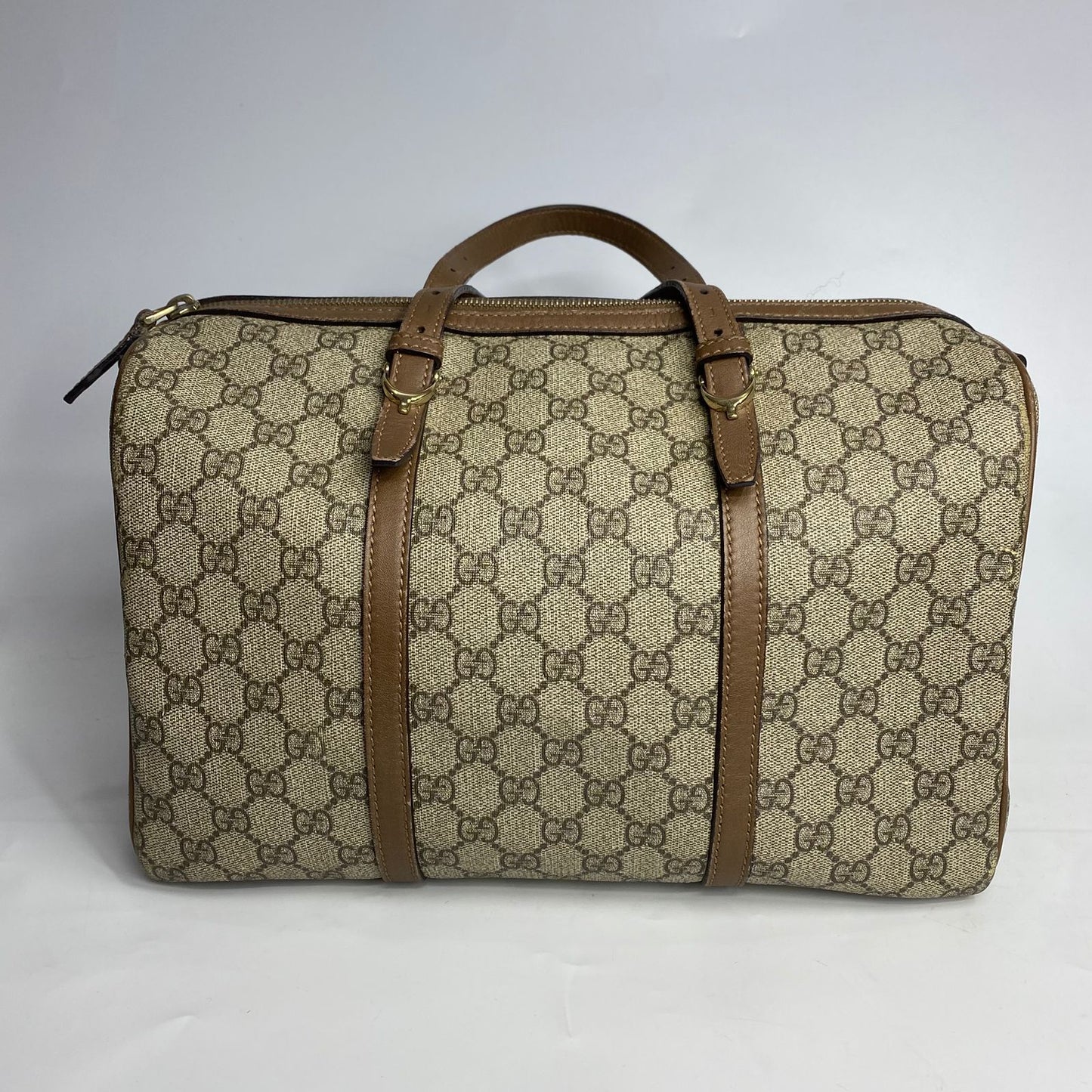 Gucci Boston 2 Way Bag Light Brown Trims