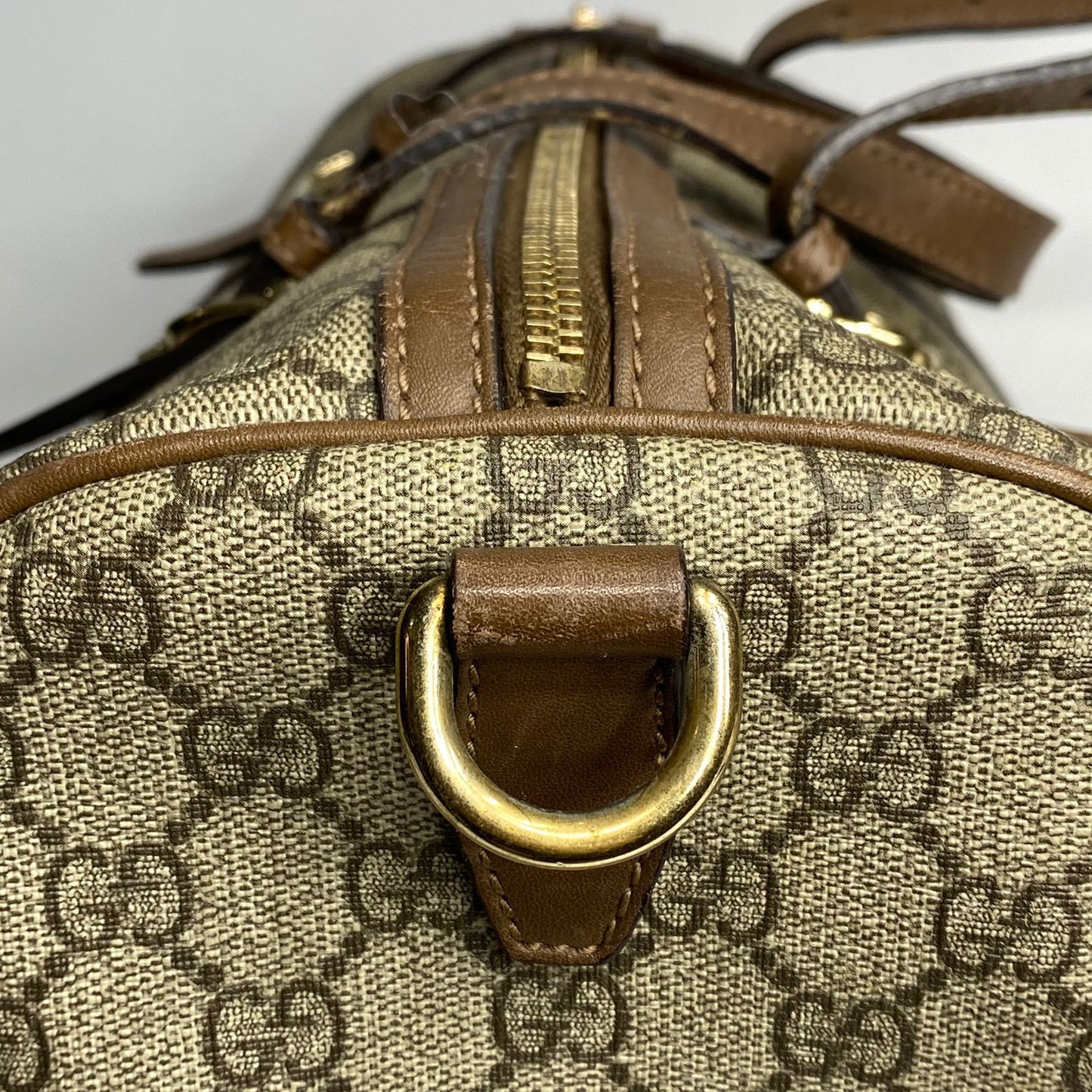 Gucci Boston 2 Way Bag Light Brown Trims