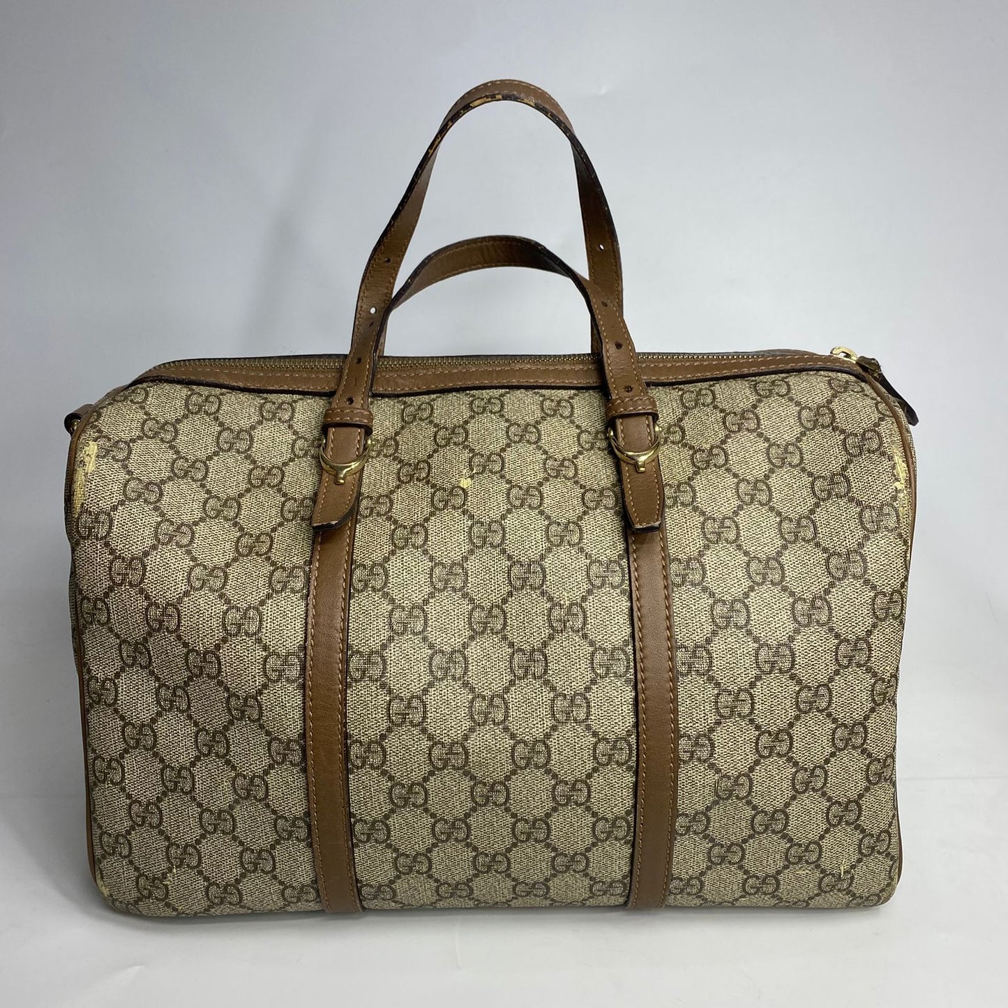 Gucci Boston 2 Way Bag Light Brown Trims