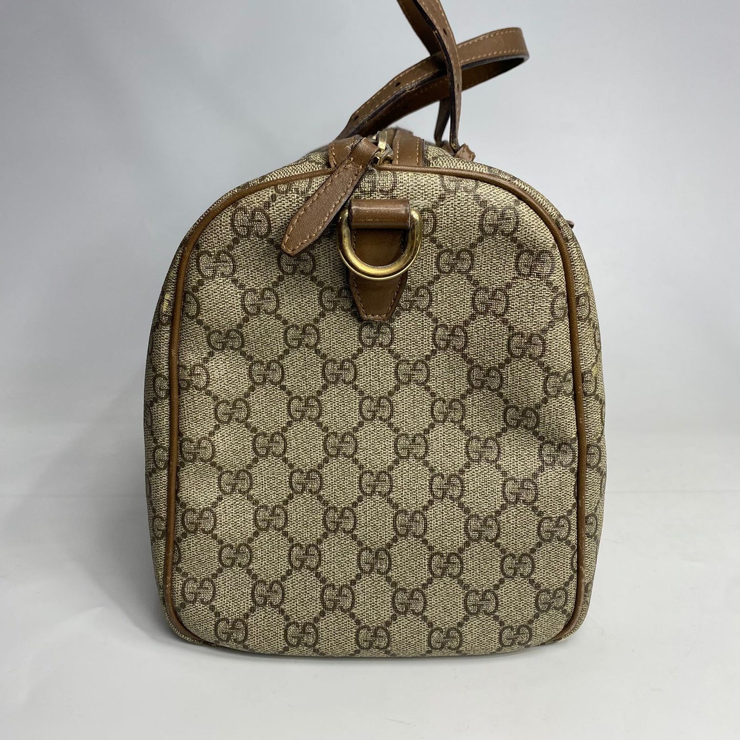 Gucci Boston 2 Way Bag Light Brown Trims