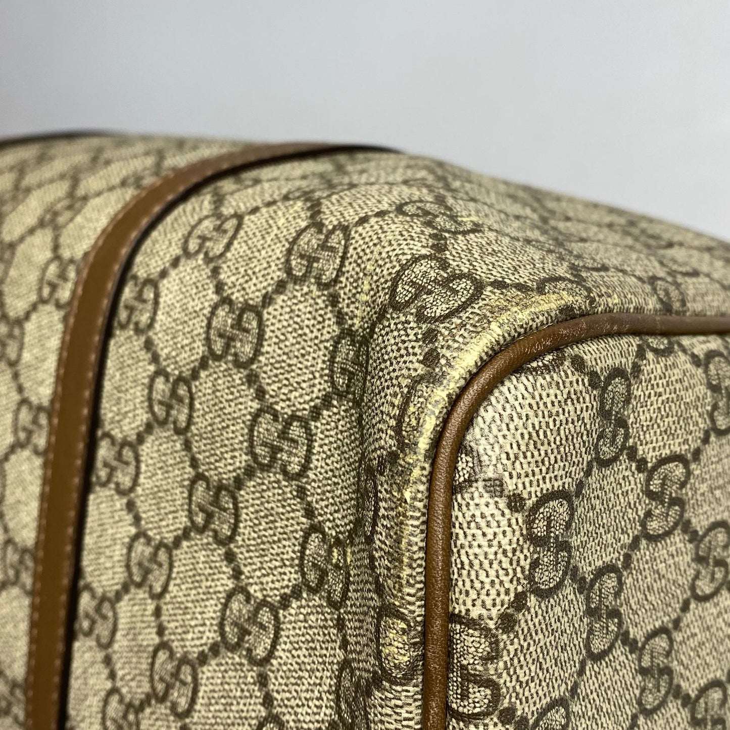 Gucci Boston 2 Way Bag Light Brown Trims