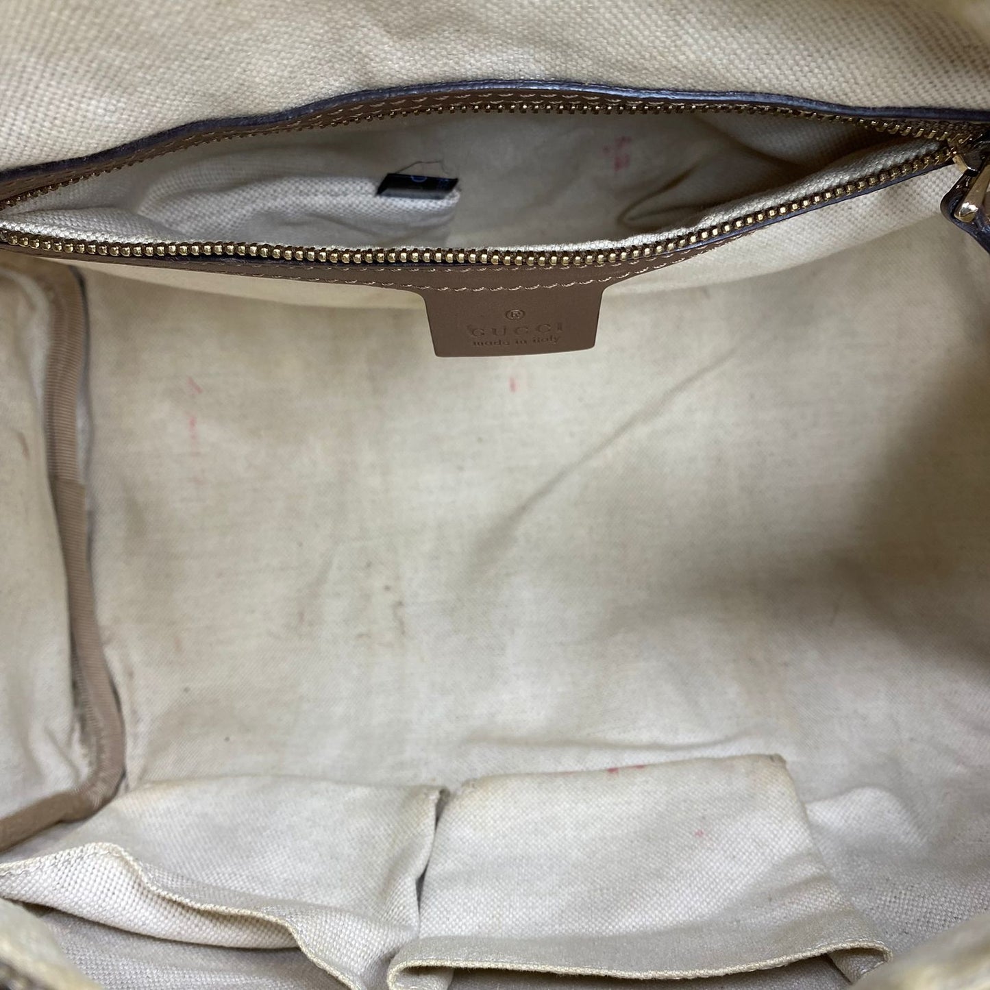 Gucci Boston 2 Way Bag Light Brown Trims